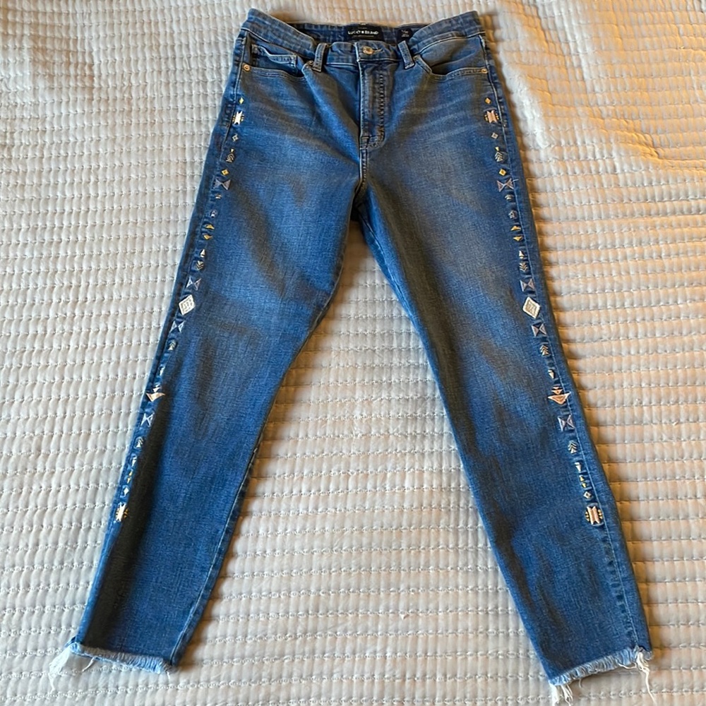Lucky brand jeans size 10/30 Bridgette skinny ankle Cheville